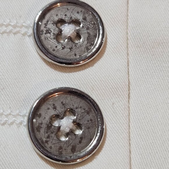 Silk Dolce & Gabbana Women's White Blazer Jacket Italy 38 Elegant Designer Fully - Picture 8 of 16